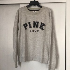 PINK Crew Neck Sweatshirt